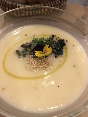 Parsnip And Turnip Soup  at Integral Figueres in Figueres