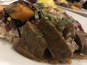 Seitan Stew  at Integral Figueres in Figueres
