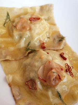Raviolis 🤤🤤🤤 at Integral Figueres in Figueres