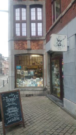 Shop outside at Goveg Vegan Shop in Liege