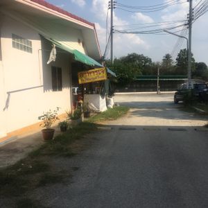Just on left down side of shop.  at Vegetarian Food - Maenamkwai Rd in Kanchanaburi