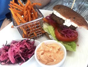 Umami burger  at Happy M Kitchen in Gothenburg