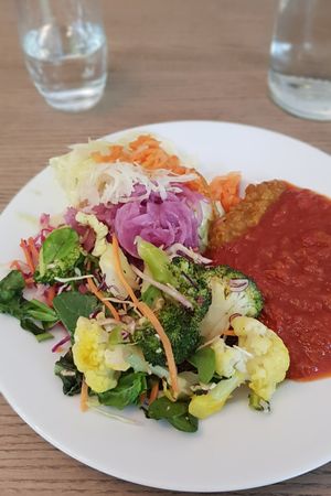 Plate at Happy M Kitchen in Gothenburg