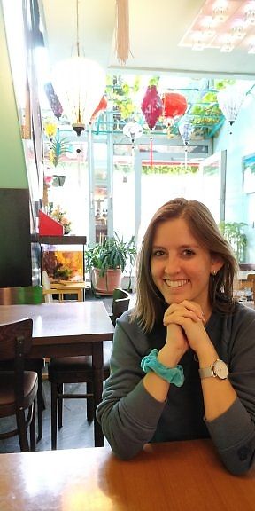 The interior and a lovely lady at Chay Viet in Dresden