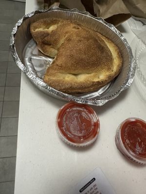 Soooo yummy. The cheese actually melted which doesn’t happen a lot with vegan cheese. The downside is that there were HARDLY any toppings on it.   at Two Boots Pizza in Brooklyn