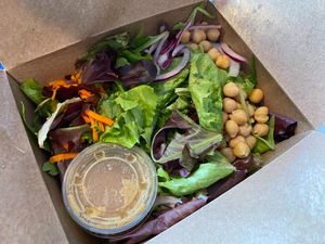 House Salad at Two Boots Pizza in Brooklyn