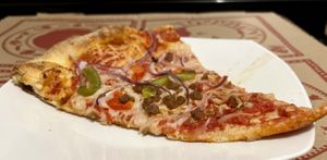 Lg- Vegan Cleopatra Jones  at Two Boots Pizza in Brooklyn