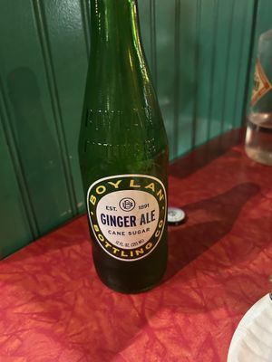 Gingerale  at Two Boots Pizza in Brooklyn