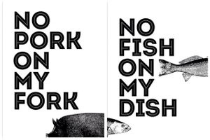 Posters at GYVAS baras in Vilnius