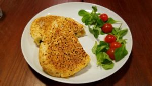 Grilled Cheese and Sundried Tomatoes at GYVAS baras in Vilnius