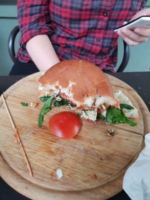 Burger didn't hold together at GYVAS baras in Vilnius