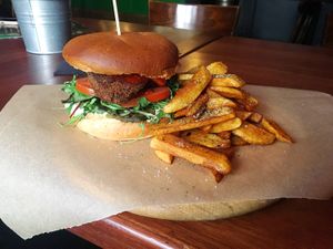 Seitan Burger  at GYVAS baras in Vilnius
