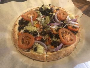 Veggie Pizza at Rustic Fire Pizza in Paso Robles