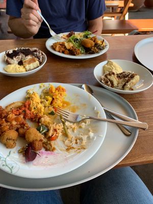 The tiramisu for dessert was amazing and all the food was delicious.   at Tibits - Bahnhof in Bern