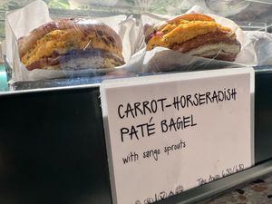 bagels at Tibits - Bahnhof in Bern