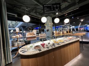 downstairs sweets at Tibits - Bahnhof in Bern