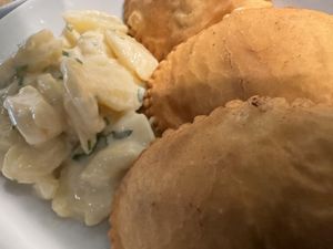 potato salad  at Tibits - Bahnhof in Bern