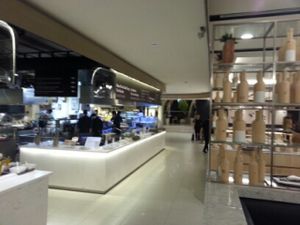 this direction to stall at Walee Vegetarian - Emporium Bldg in Bangkok