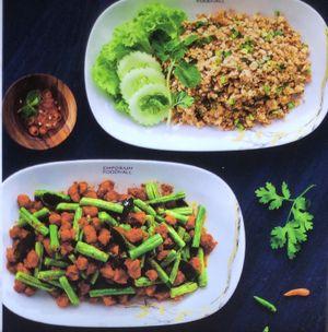 dishes 2 at Walee Vegetarian - Emporium Bldg in Bangkok