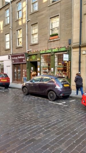 outside at Heart Space Whole Foods in Dundee