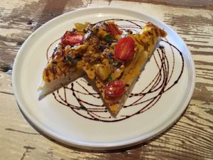 Butternut squash toast. Amazing!!! at Vegetable in Studio City