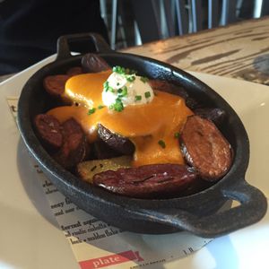 Cheesy fingerling potato at Vegetable in Studio City