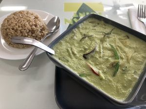 Green curry  at The Vegan Joint - DTLA in Los Angeles