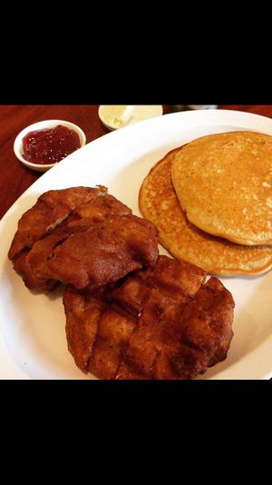 Chickun and Pancakes  at The Vegan Joint - DTLA in Los Angeles