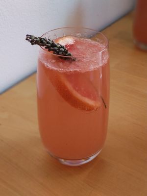 Lavender soda at Mikyna in Liberec