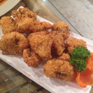 Deep fried cauliflower at 3 La Vegetarian in Ho Chi Minh City