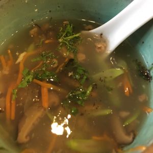 Asparagus Soup at 3 La Vegetarian in Ho Chi Minh City