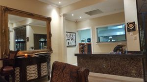 Inside decor at Kushite's Vegetable Cuisine in Kingston