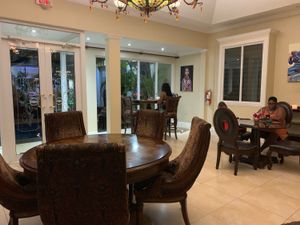 Dining room at Kushite's Vegetable Cuisine in Kingston