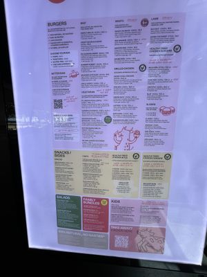 Whole menu   at Grill'd in Cairns