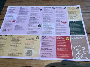Menu   at Grill'd in Cairns