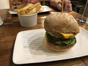 Garden Goodness with vegan cheese and mayo & traditional chips at Grill'd in Cairns