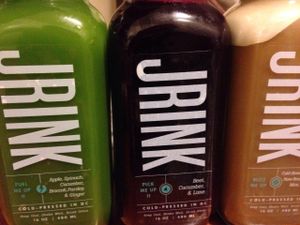 A trio of treasured jrinks  at Jrink Juicery - 14th St in Washington