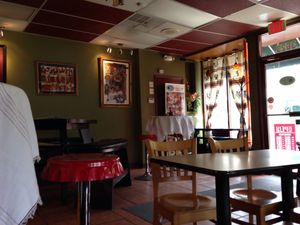 Some indoor seating at Askale Cafe in Washington