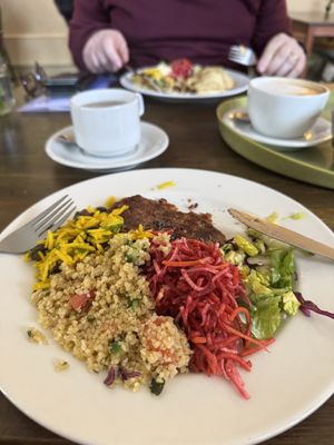   at Waverley Vegetarian Restaurant in Carmarthen