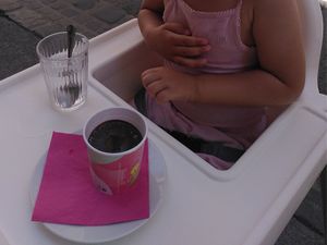 La glace au chocolat vraiment très bonne pour une crème glacée vegan at Les Demoiselles de Montpellier in Montpellier