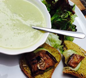 formule soupe froide tartine at Les Demoiselles de Montpellier in Montpellier