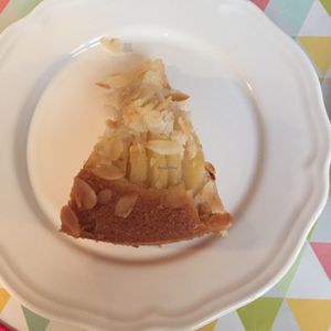 Almond pear cake  at Les Demoiselles de Montpellier in Montpellier