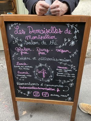 Vegan café  at Les Demoiselles de Montpellier in Montpellier