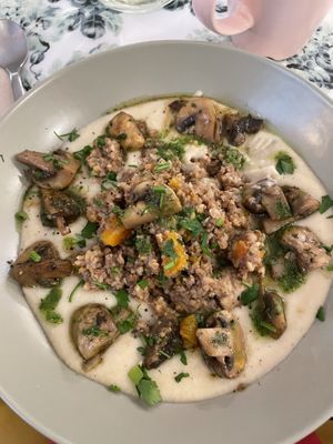 Buckwheat risotto  at Les Demoiselles de Montpellier in Montpellier