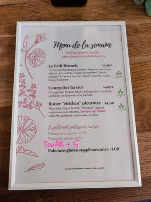 Menu of the week at Les Demoiselles de Montpellier in Montpellier