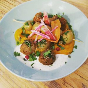 Falafels!  at Les Demoiselles de Montpellier in Montpellier