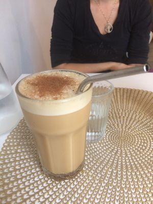 Frapuccino with almond milk at Les Demoiselles de Montpellier in Montpellier