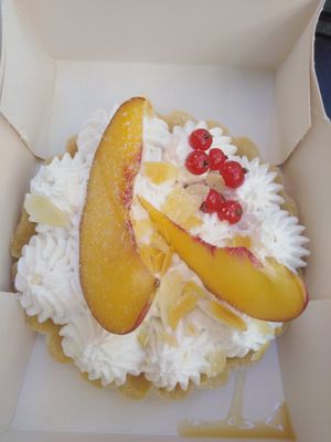 Tart at Les Demoiselles de Montpellier in Montpellier