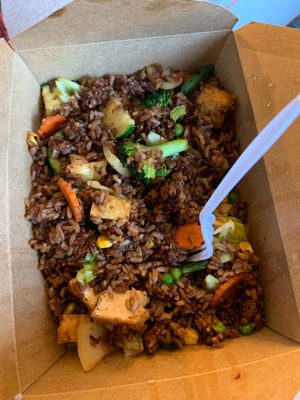 fried rice at Vegan House in Phoenix