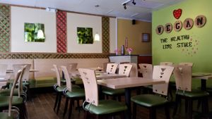 Dining room. at Vegan House in Phoenix